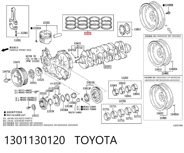  1301130120 Toyota