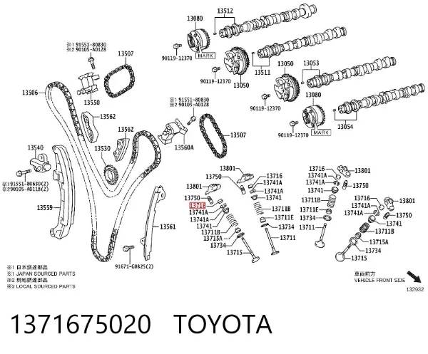 Uszczelniacz zaworu dolotowego/wylotowego Toyota Camry VII