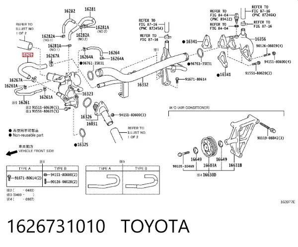  1626731010 Toyota