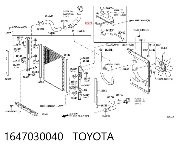 Zbiorniczek wyrównawczy układu chłodzenia Toyota Land Cruiser PRADO