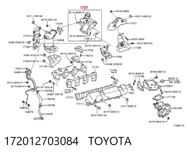 Turbina Toyota Previa ACR3