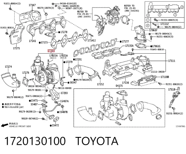 Turbina Toyota Land Cruiser PRADO ASIA