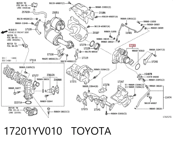 Turbina 17201YV010 Toyota