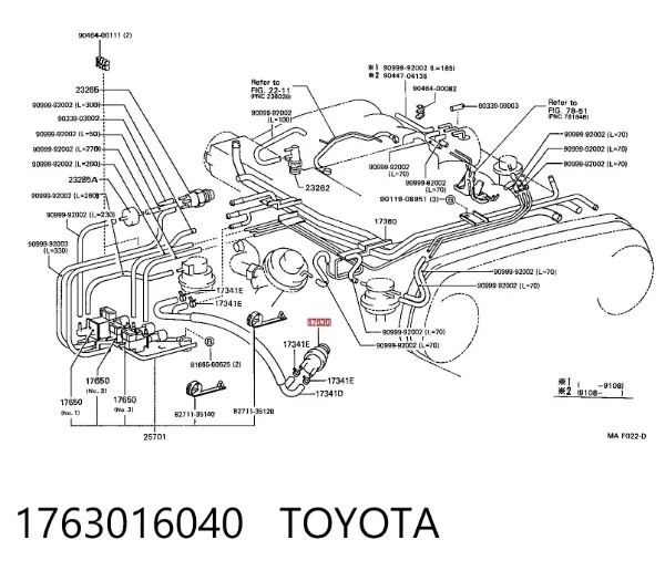 Regulator biegu jałowego 1763016040 Toyota