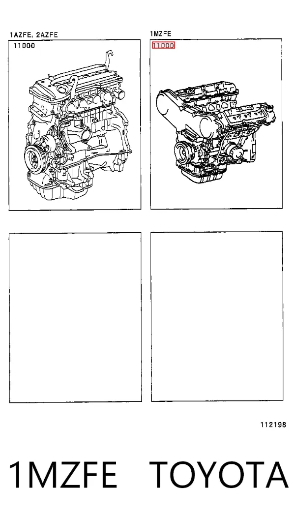Silnik w komplecie 1MZFE Toyota