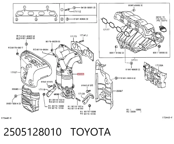 Konwerter-katalizator Toyota Previa ACR3