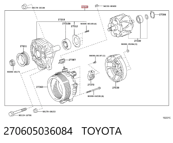 Alternator Lexus GX 470