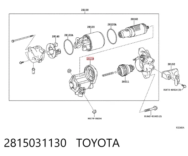Elektromagnes rozrusznika Toyota Fj Cruiser GSJ1