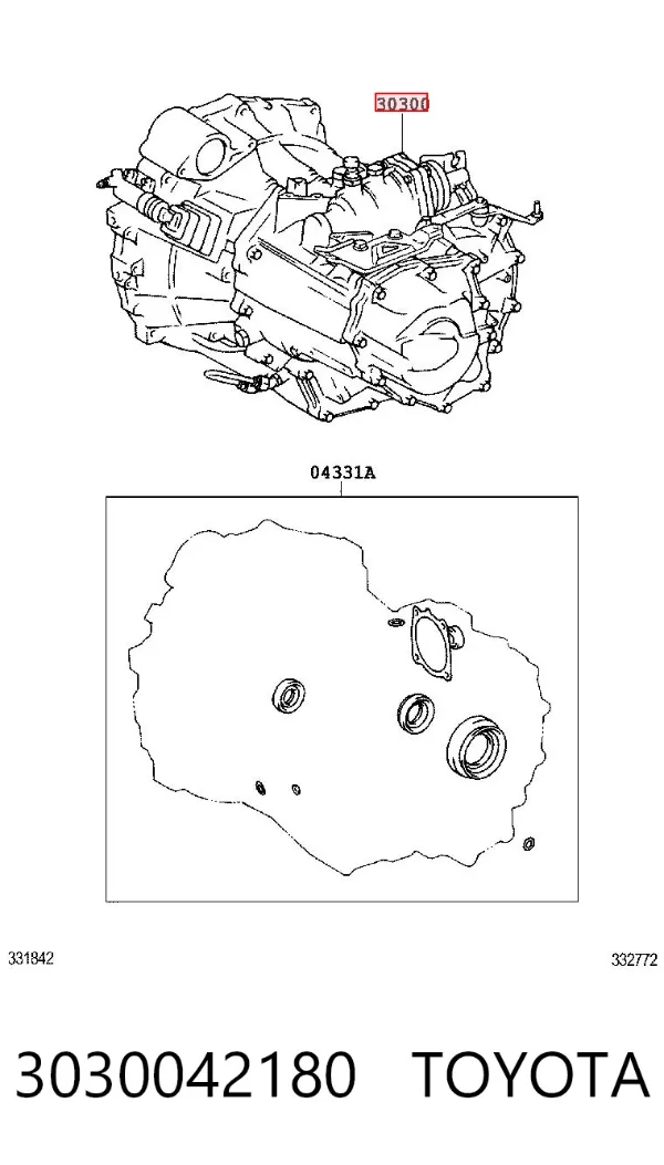 Mechaniczna skrzynia biegów w komplecie Toyota RAV4 III