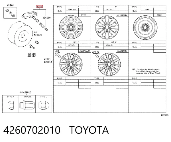 Czujnik ciśnienia w oponach Lexus GX 470
