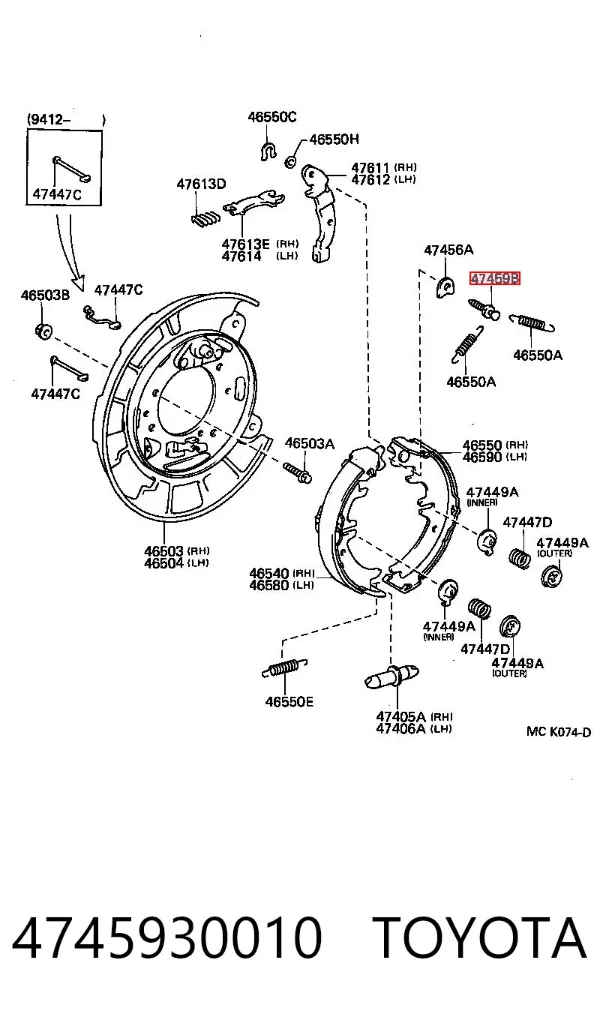  4745930010 Toyota