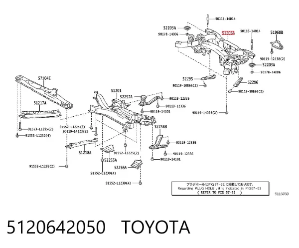 Korpus osi tylnej Toyota RAV4 III