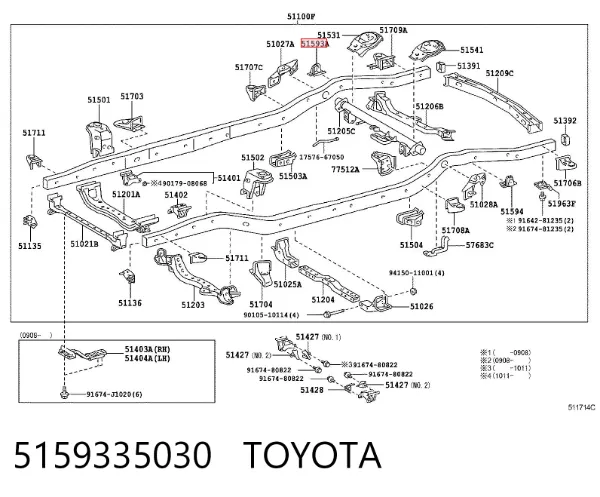  5159335030 Toyota