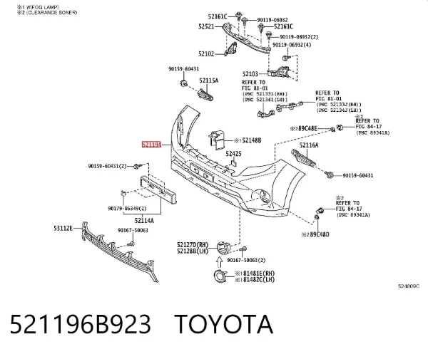 Zderzak przedni Toyota Land Cruiser PRADO