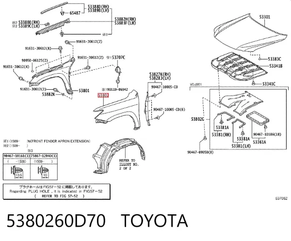 Błotnik przedni prawy Lexus LX 570