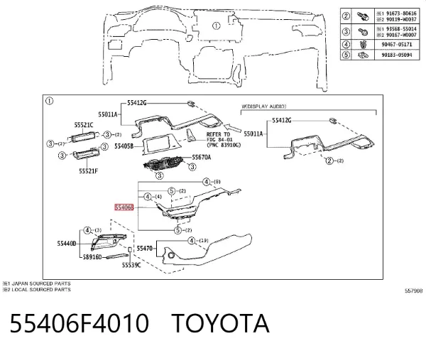  55406F4010 Toyota