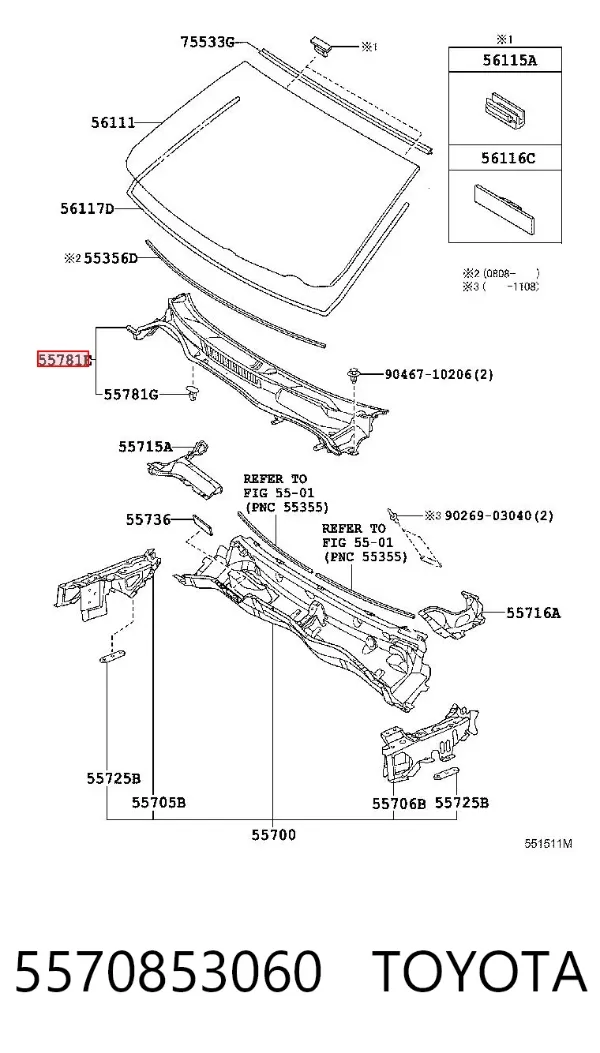  5570853060 Toyota