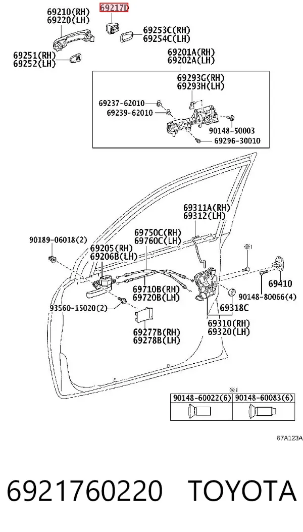  6921760220 Toyota