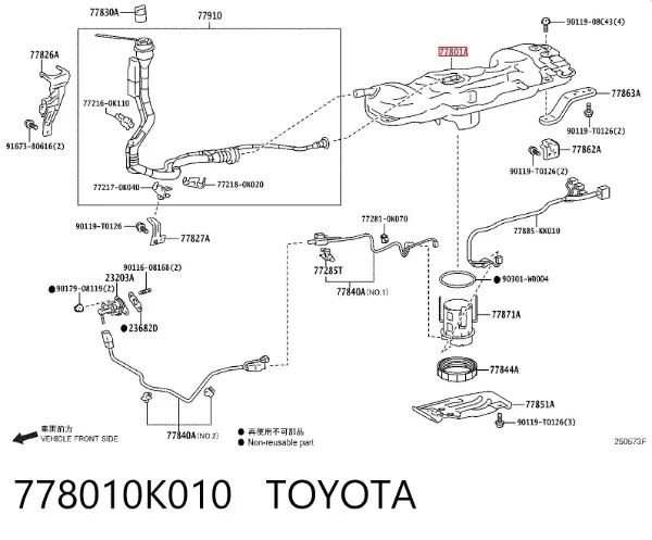 Zbiornik AD BLUE 778010K010 Toyota