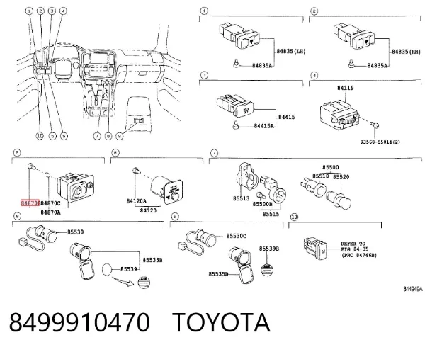  8499910470 Toyota