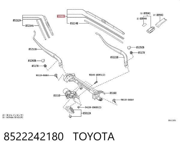 8522242180 Toyota