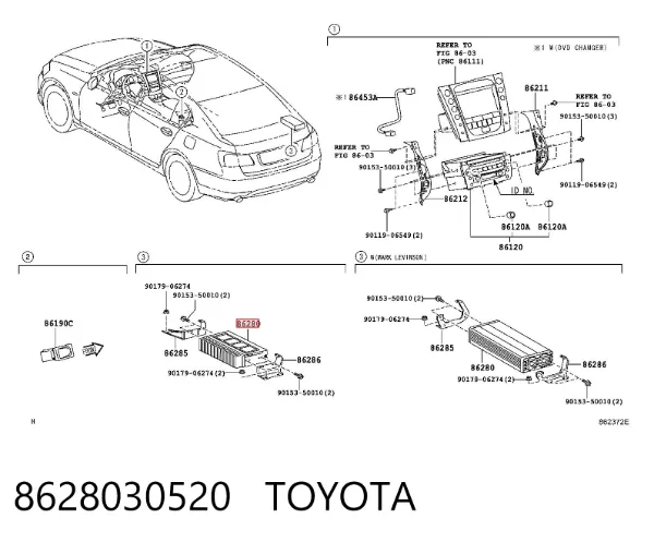  8628030520 Toyota