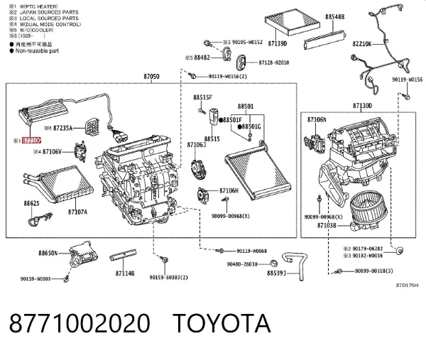  8771002020 Toyota