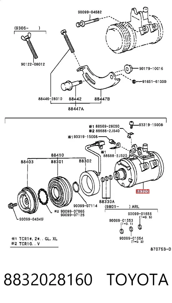 Sprężarka klimatyzacji Toyota 4 Runner N130