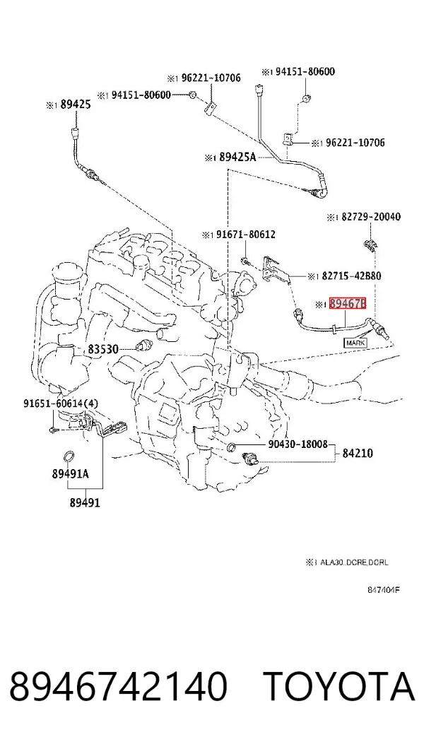 Sonda lambda, czujnik tlenu Toyota RAV4 III