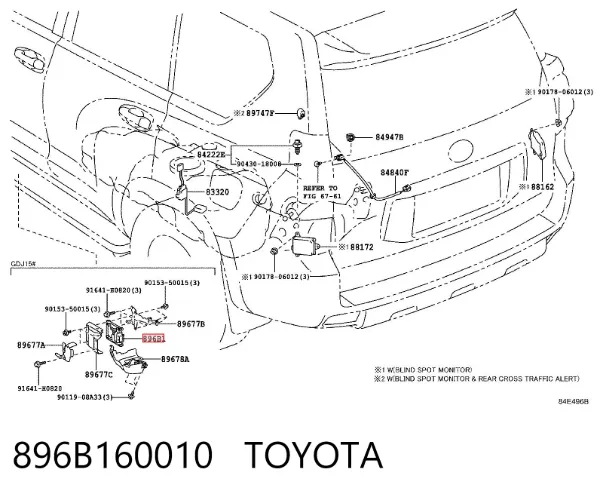  896B160010 Toyota