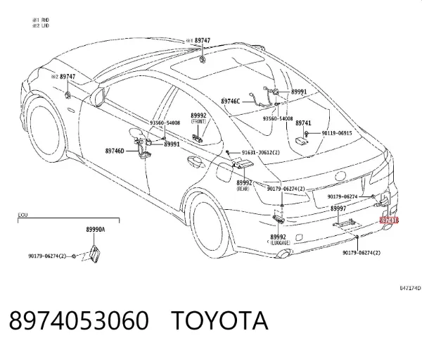  8974053060 Toyota