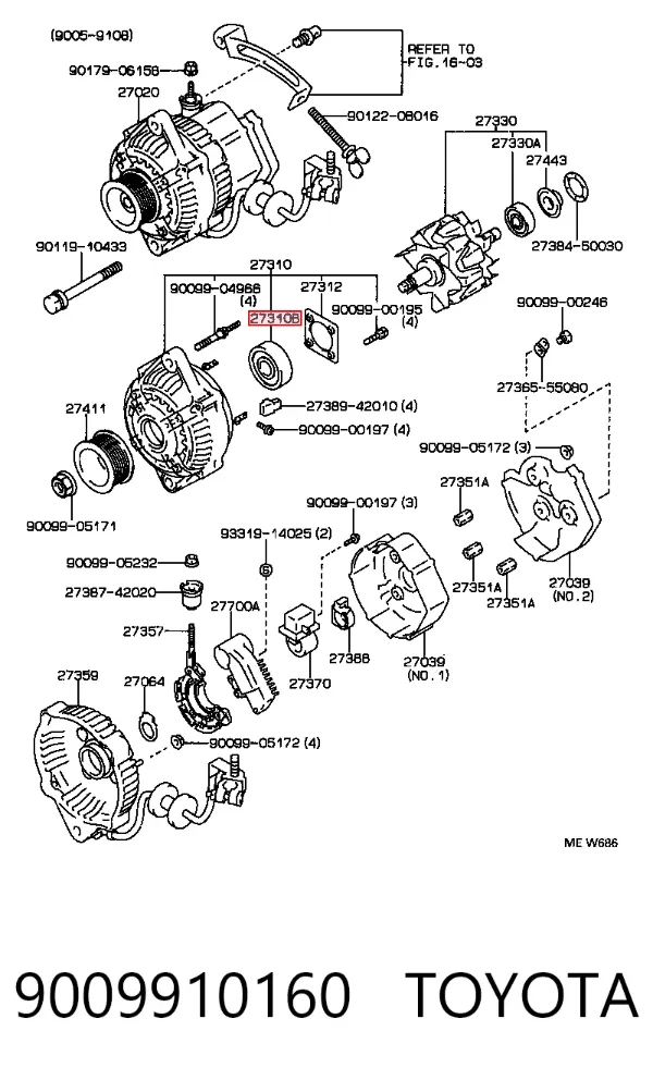 Łożysko alternatora BMW X5 F15, F85