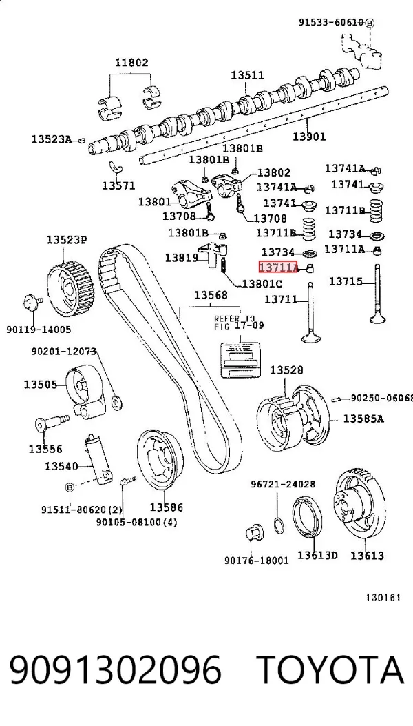 Uszczelniacz zaworu dolotowego/wylotowego Toyota Land Cruiser 100