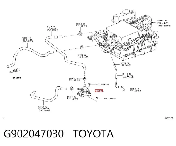 Pompa chłodzenia falownika G902047030 Toyota