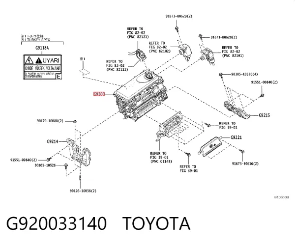 Falownik prądu G920033140 Toyota