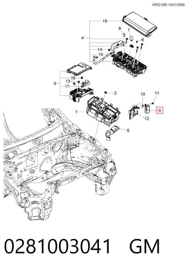 Przekaźnik świec żarowych Chevrolet Lacetti J200