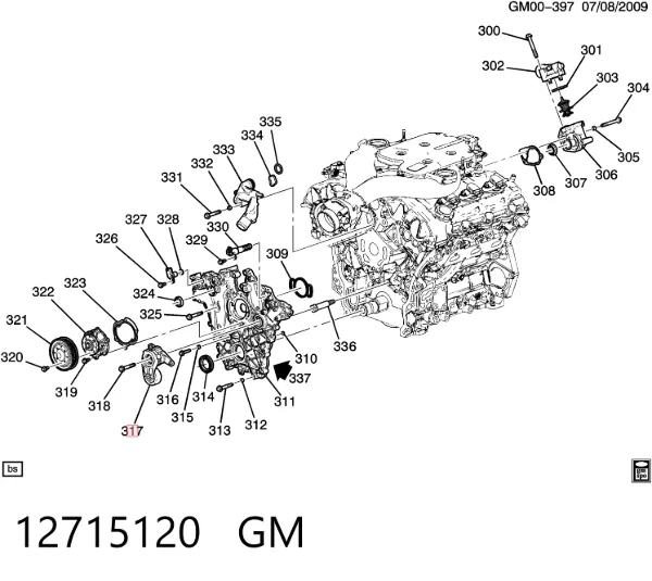 Napinacz paska napędowego 12715120 General Motors