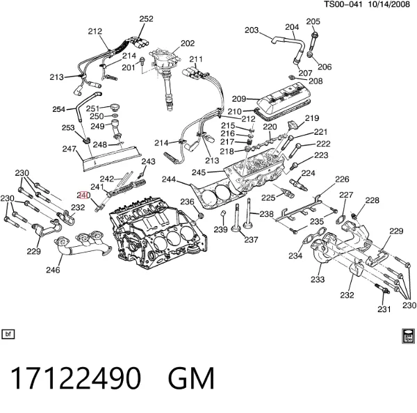Kompensator hydrauliczny (popychacz hydrauliczny), popychacz zaworu 17122490 General Motors