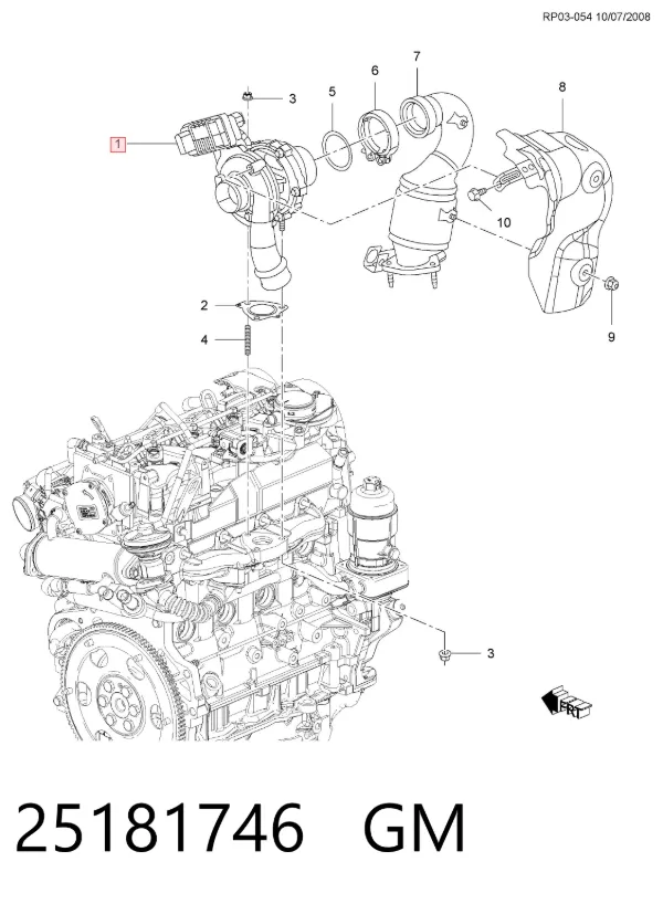 Turbina 25181746 General Motors