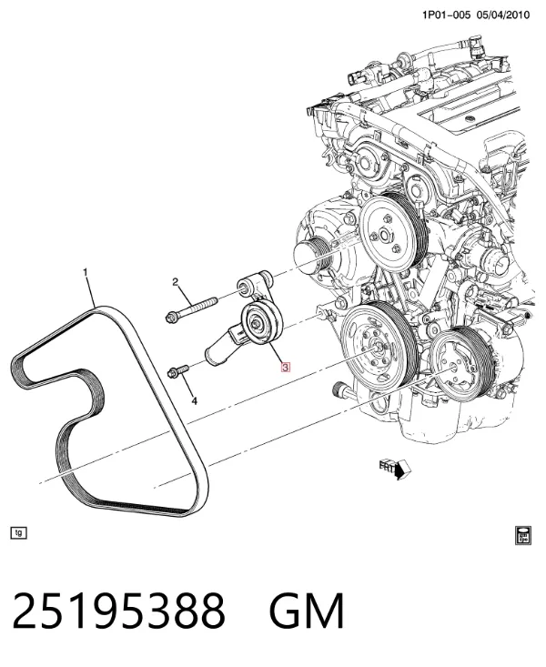 Sprężarka klimatyzacji 25195388 General Motors