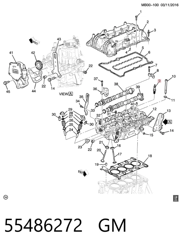 Świeca zapłonowa 55486272 General Motors