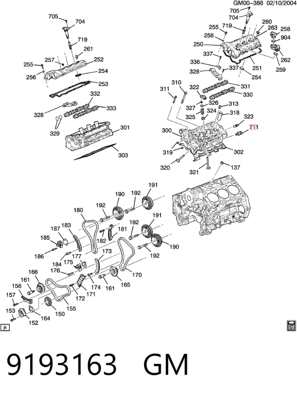 Czujnik temperatury płynu chłodzącego 9193163 General Motors
