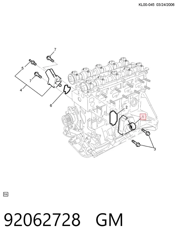 Termostat 92062728 General Motors