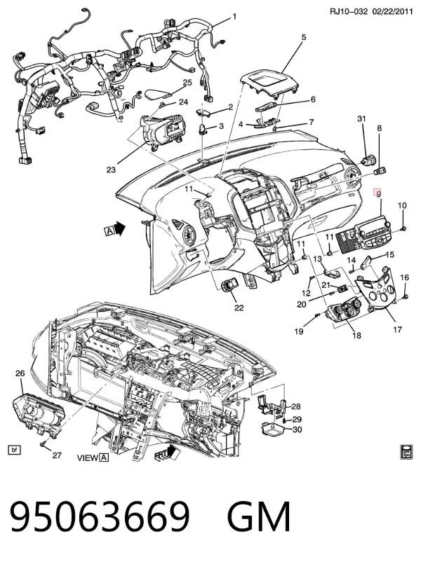 Radioodtwarzacz (radio AM/FM) Chevrolet Aveo III