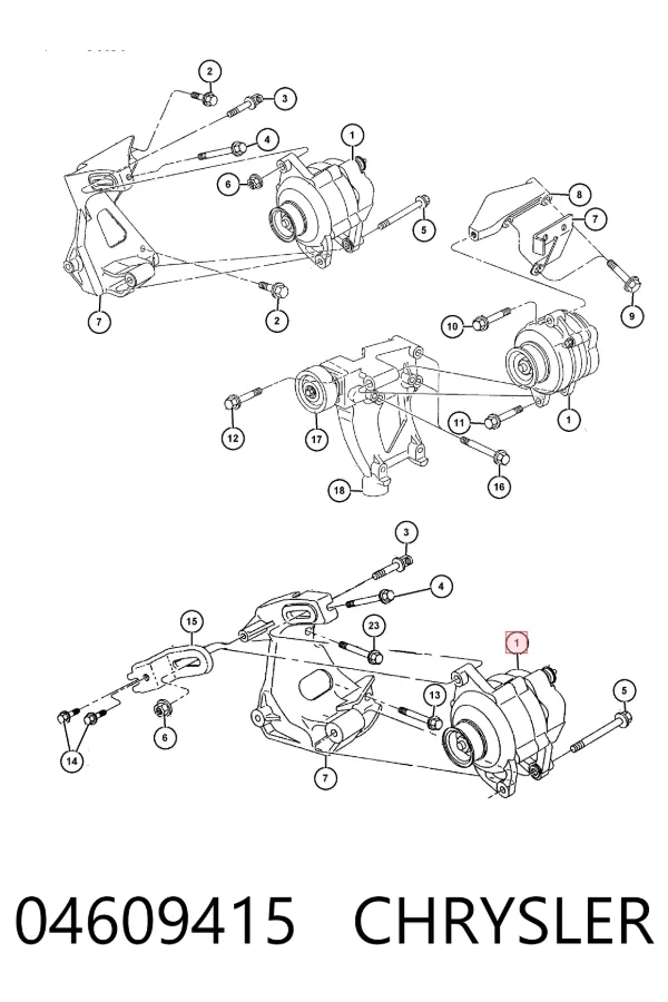 Alternator Dodge Stratus I ES