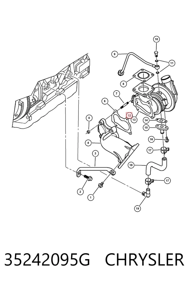 Turbina 35242095G Chrysler