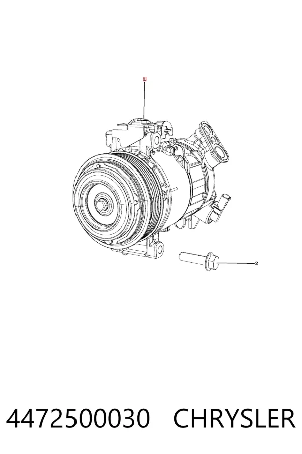 Sprężarka klimatyzacji 4472500030 Chrysler