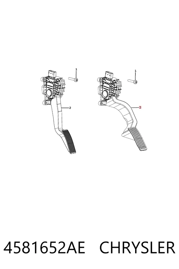 Pedał przyspieszenia (gazu) Jeep Cherokee KL