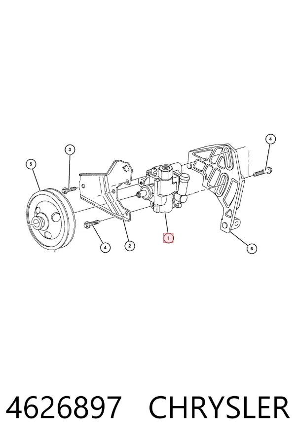 Pompa wspomagania hydraulicznego kierownicy Dodge Neon 
