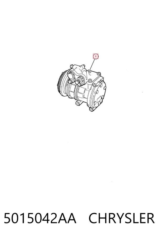 Sprężarka klimatyzacji 5015042AA Chrysler